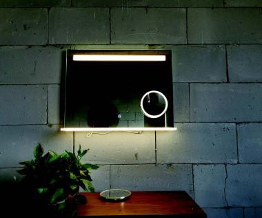  AREZZO design LED tükör világító polc + kozmetikai tükör 100x80cm